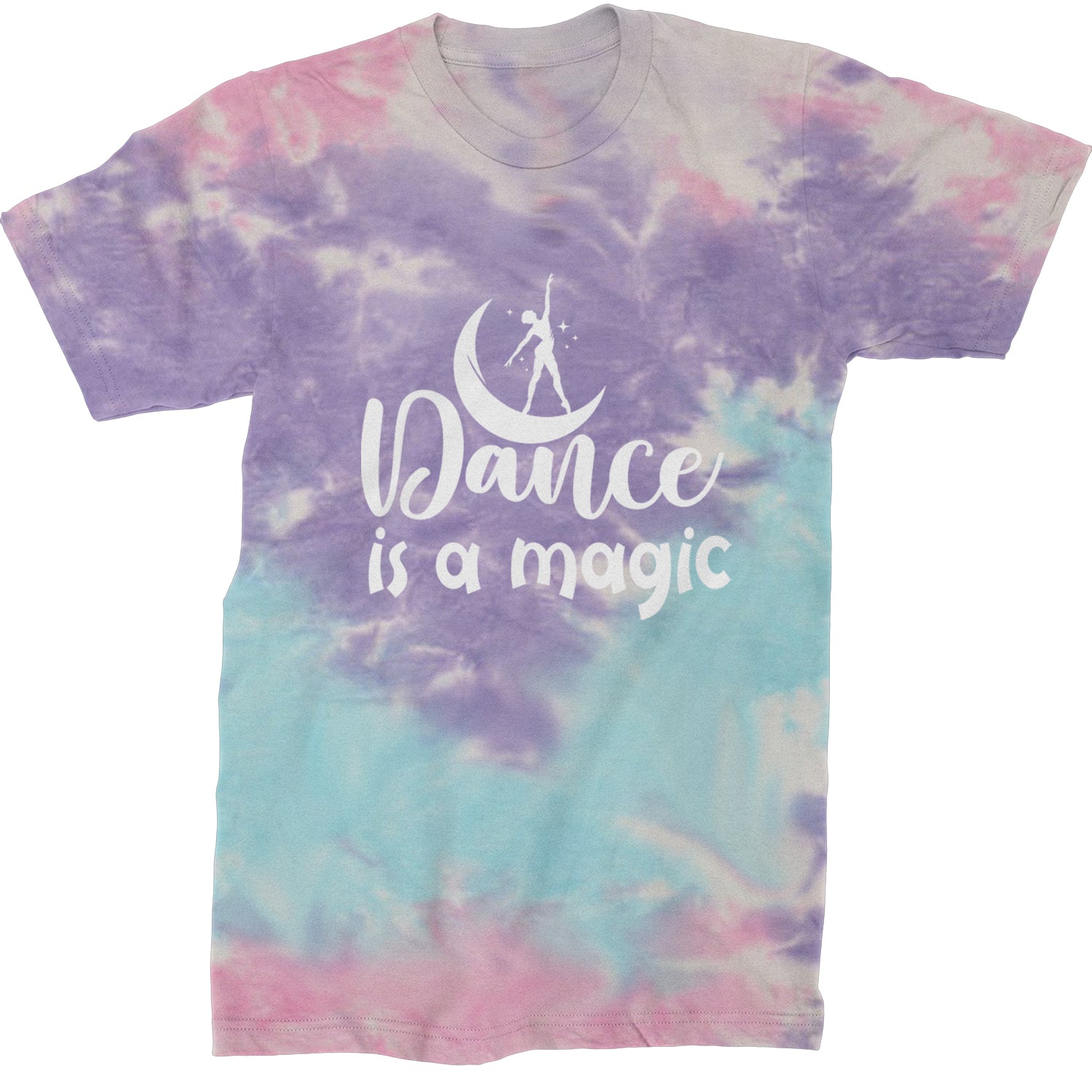 Dance Is Magic Mens T-shirt Tie-Dye Cotton Candy