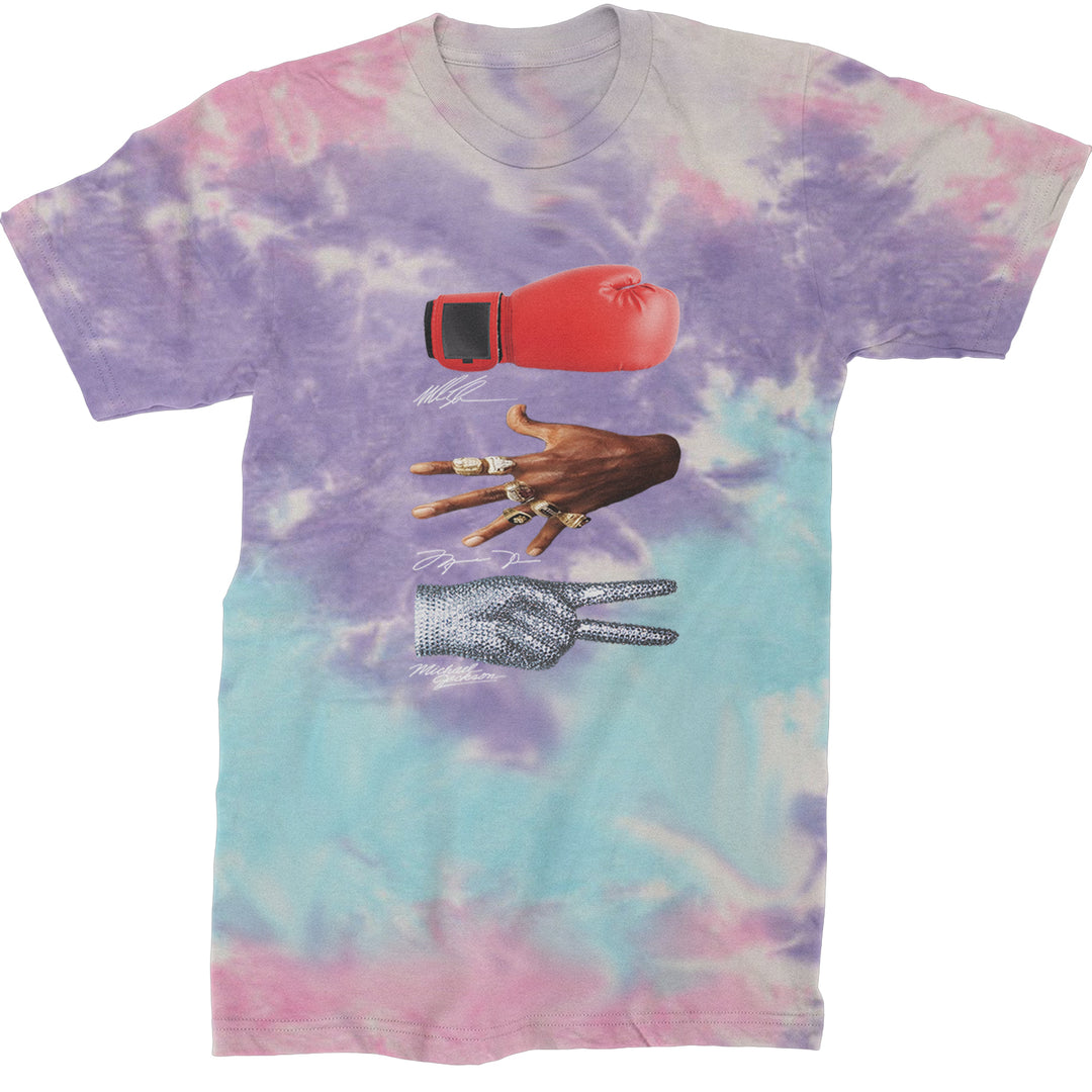 Tyson Jordan Jackson Iconic Michaels Mens T-shirt Tie-Dye Cotton Candy