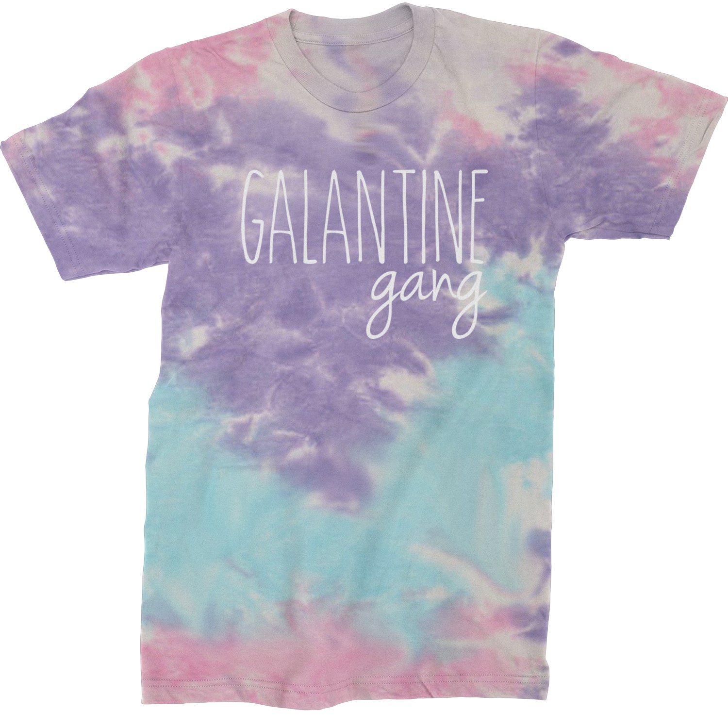 Galentine Gang Valentine's Shirt Mens T-shirt Tie-Dye Cotton Candy