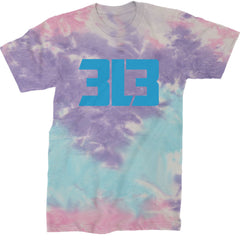 3L3 From The 313 Detroit Football Mens T-shirt Tie-Dye Cotton Candy