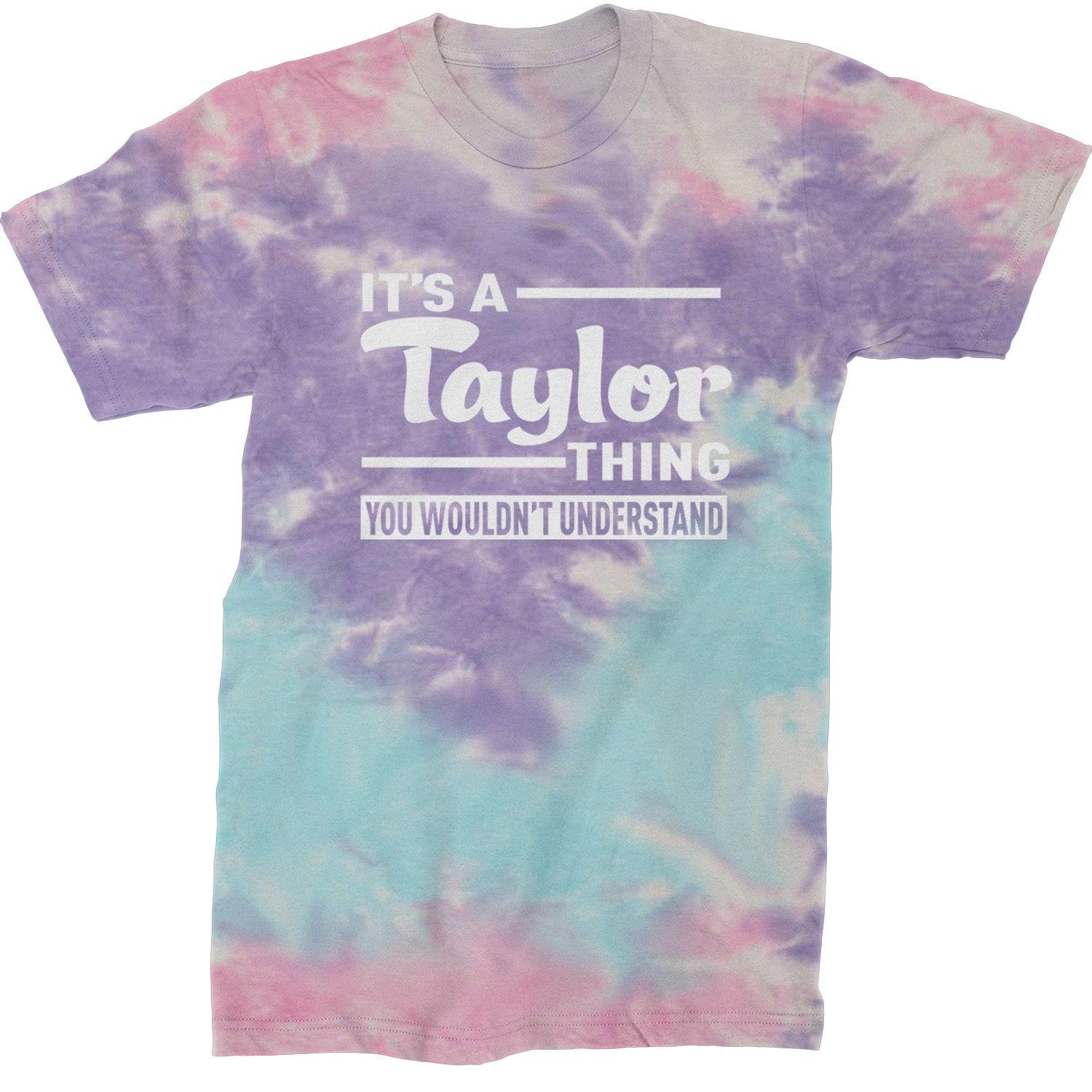 It's A Taylor Thing, You Wouldn't Understand TTPD Mens T-shirt Tie-Dye Cotton Candy