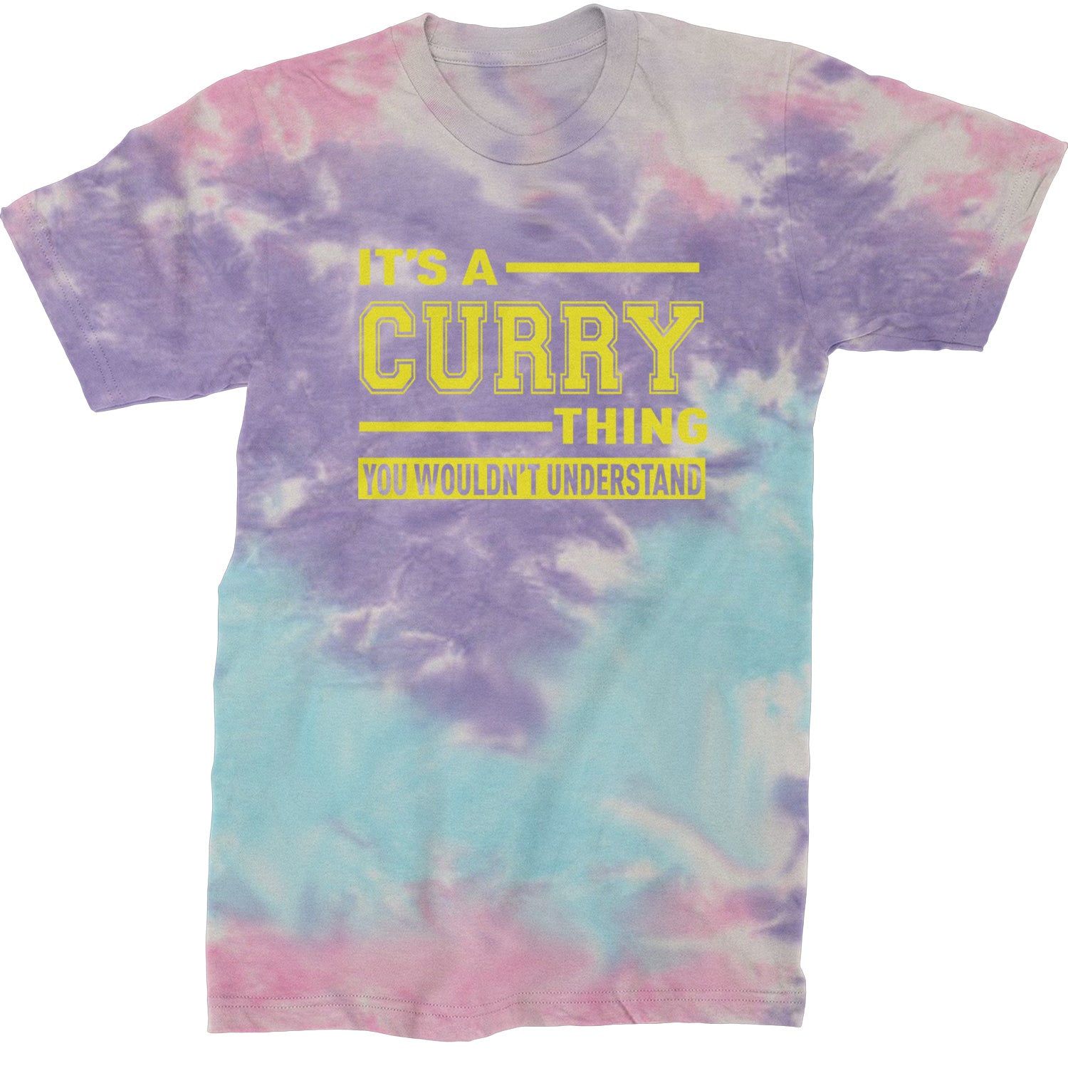 It's A Curry Thing, You Wouldn't Understand Basketball Mens T-shirt Tie-Dye Cotton Candy