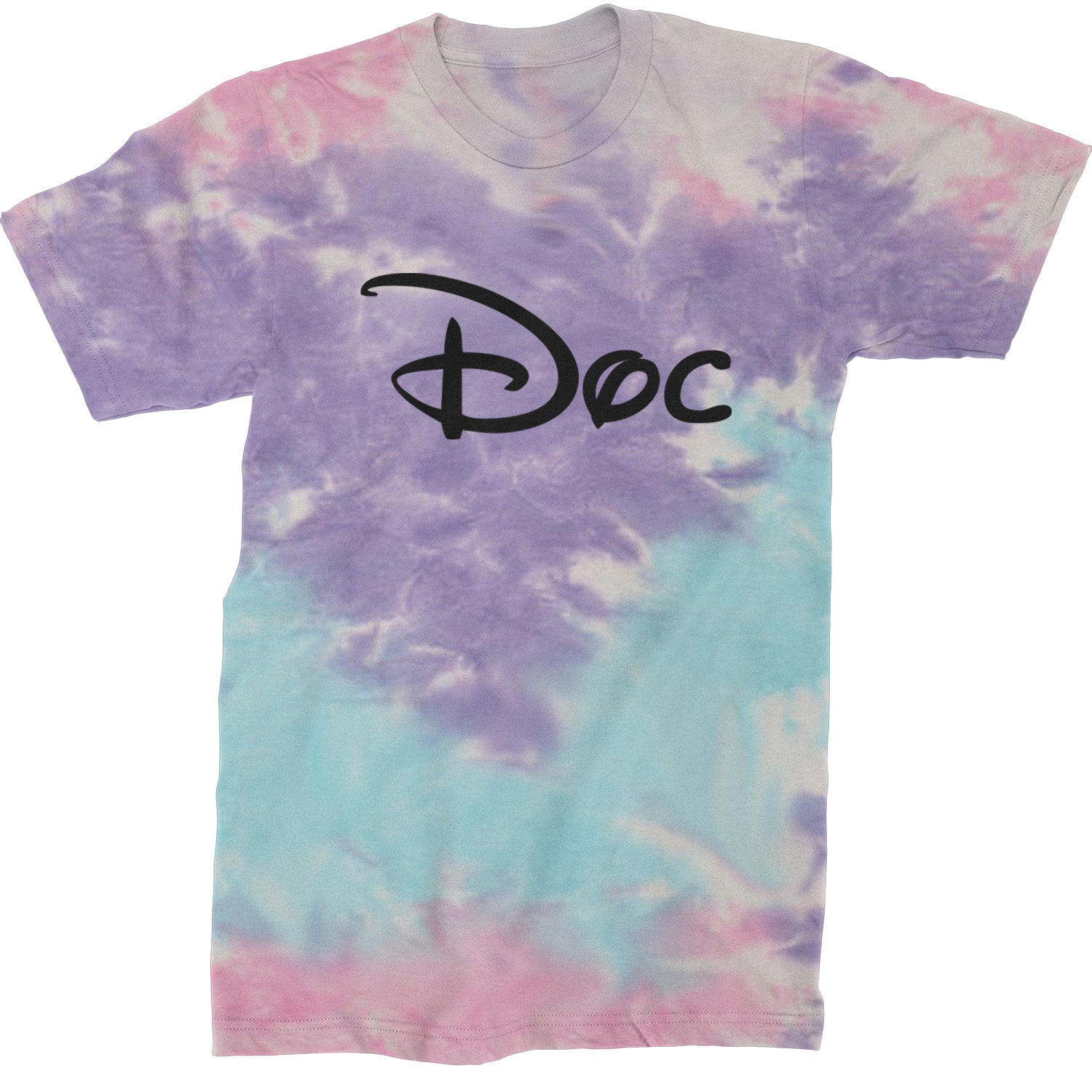 Doc - 7 Dwarfs Costume Mens T-shirt Tie-Dye Cotton Candy