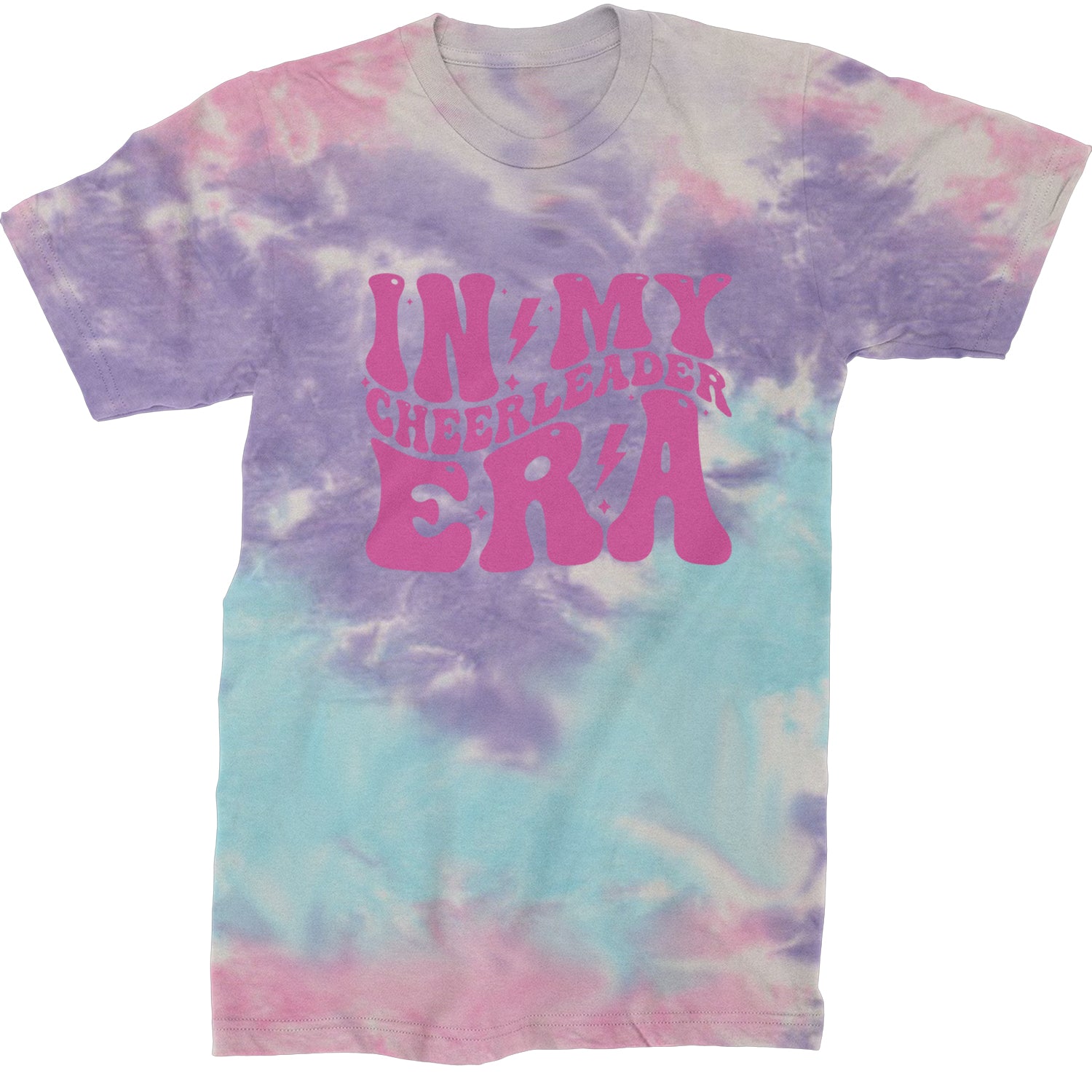 In My Cheerleader Era Mens T-shirt Tie-Dye Cotton Candy