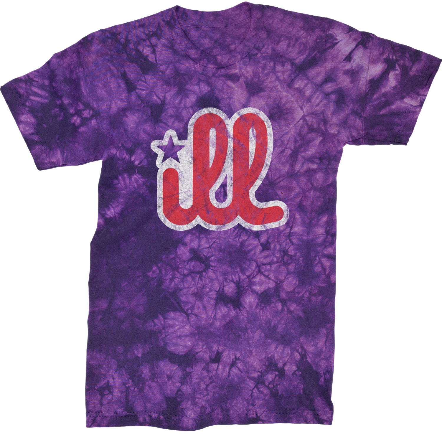 ILL Vintage It's A Philadelphia Philly Thing Mens T-shirt Tie-Dye Crystal Purple