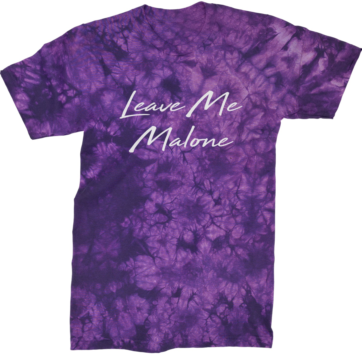 Leave Me Malone I'd Be Crying Rapper Mens T-shirt Tie-Dye Crystal Purple