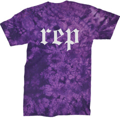 REP Reputation Eras Music Lover Gift Fan Favorite Mens T-shirt Tie-Dye Crystal Purple