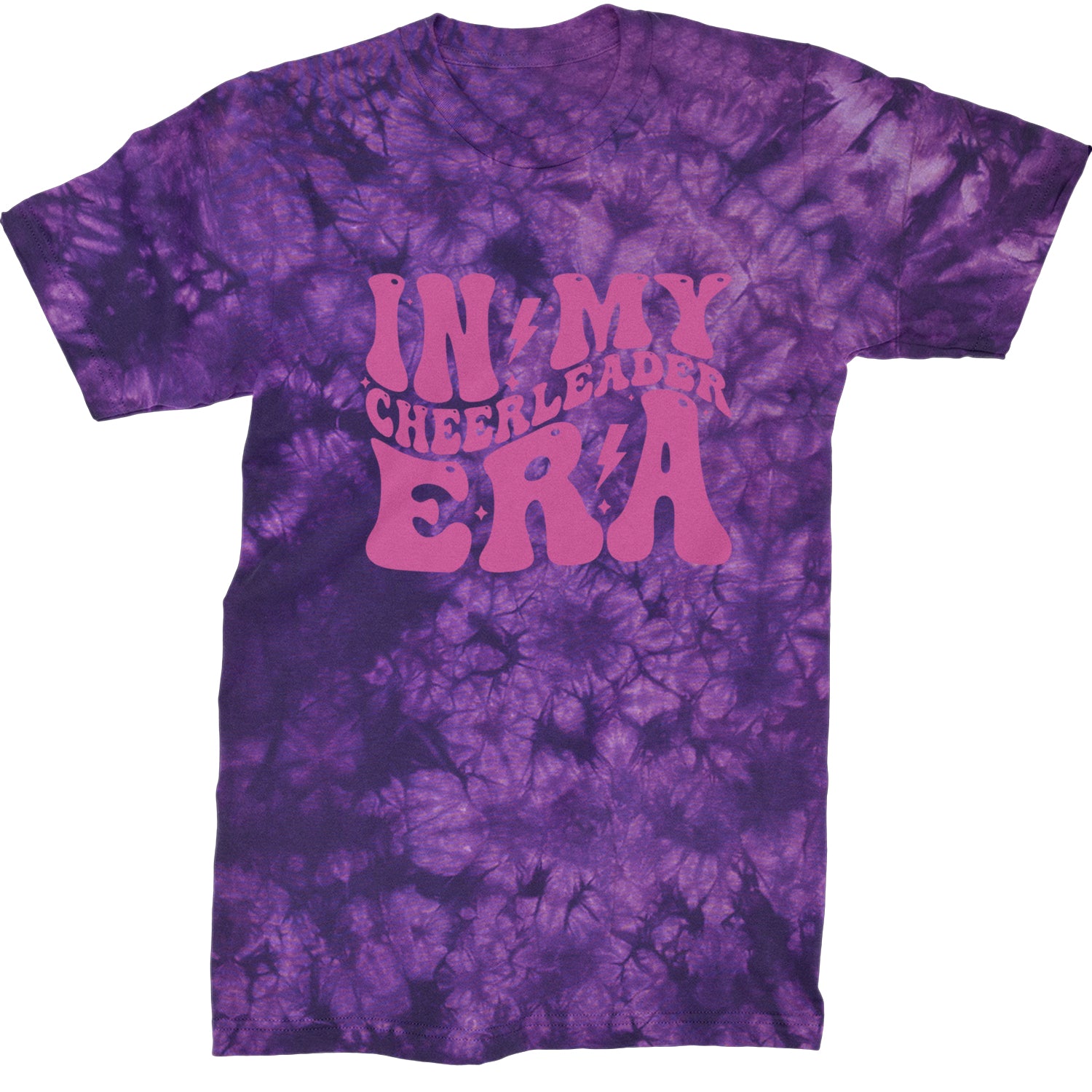 In My Cheerleader Era Mens T-shirt Tie-Dye Crystal Purple