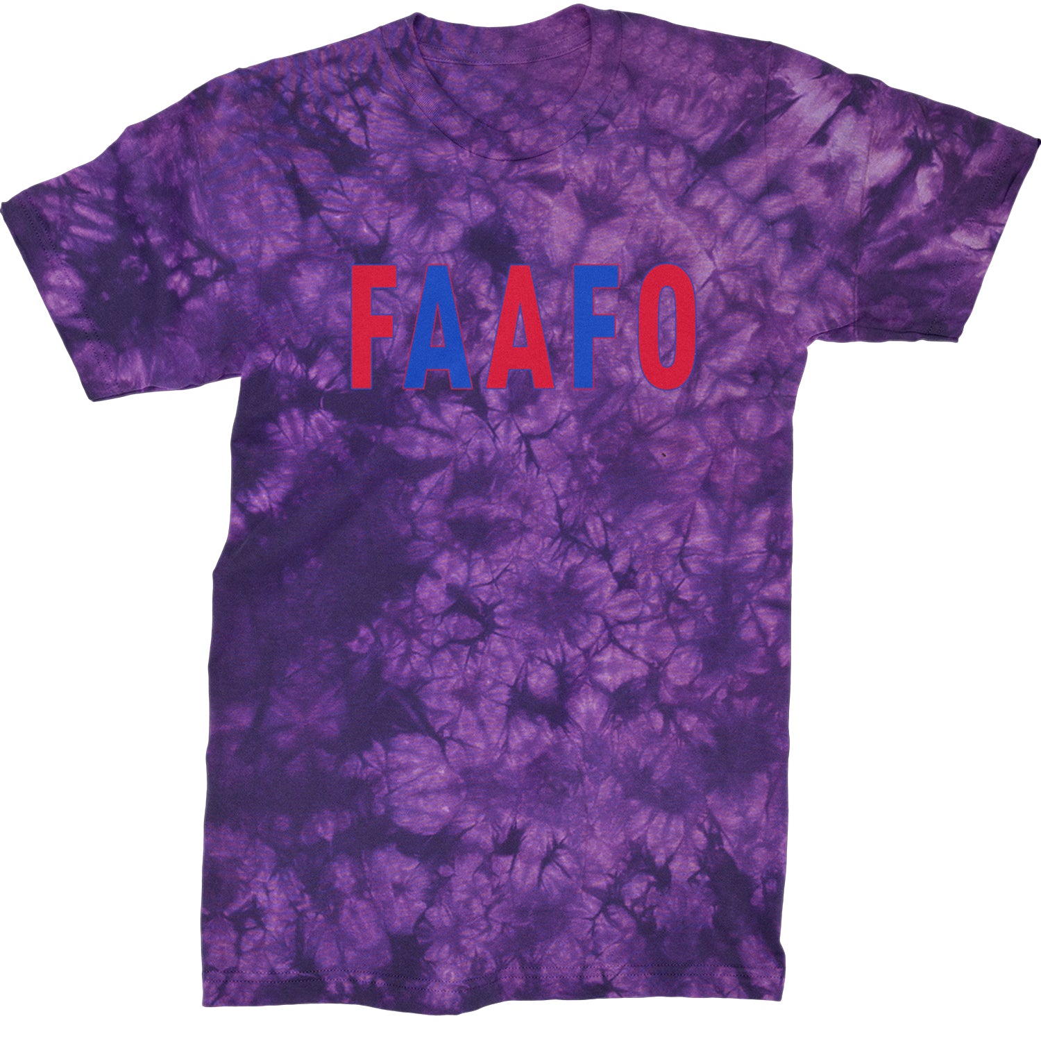 FAAFO Olympic Team USA Shirt Mens T-shirt Tie-Dye Crystal Purple