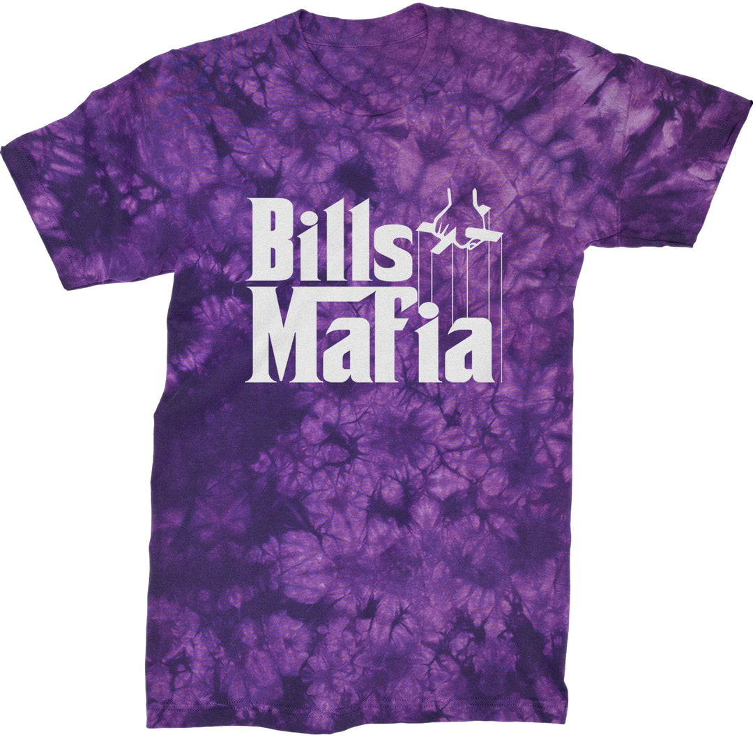 Mafia Bills Mafia Godfather Mens T-shirt Tie-Dye Crystal Purple