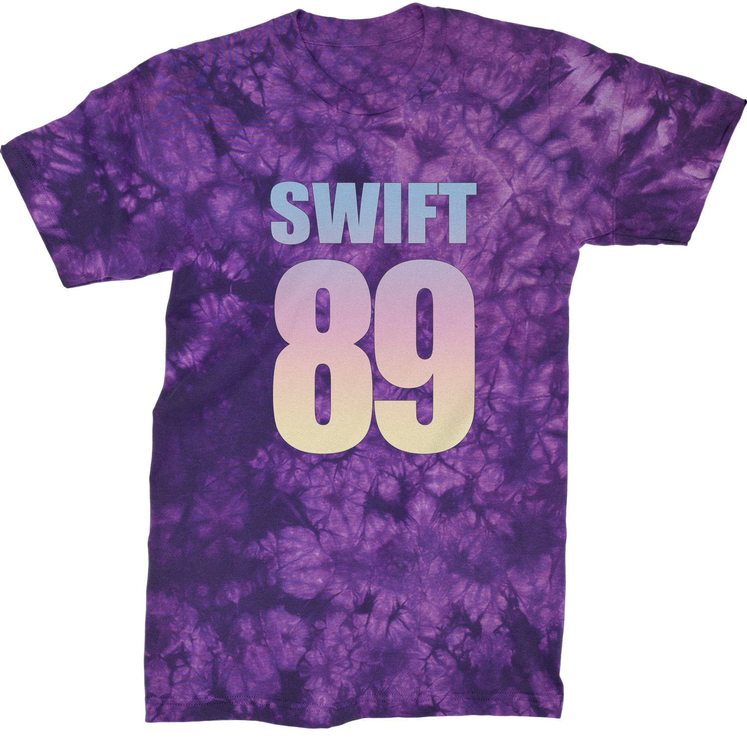 Lover Era Swift 89 Birth Year Music Fan TTPD Mens T-shirt Tie-Dye Crystal Purple