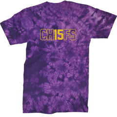 Ch15fs Chief 15 Shirt Mens T-shirt Tie-Dye Crystal Purple