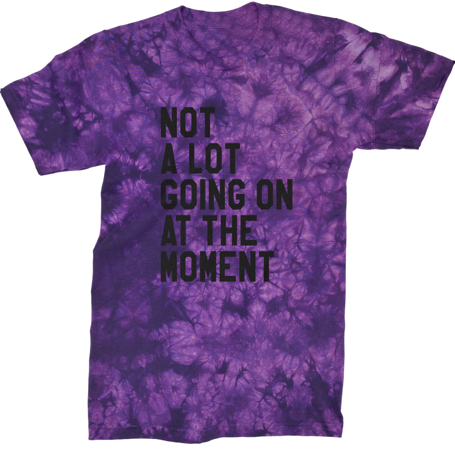 NOT A Lot Going On At The Moment Feeling 22 TTPD Mens T-shirt Tie-Dye Crystal Purple