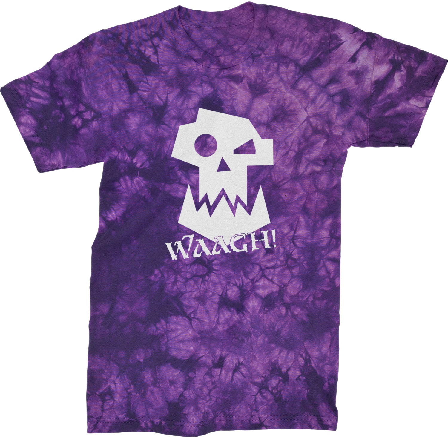 Ork Miniature Tabletop Wargaming Waagh Mens T-shirt Tie-Dye Crystal Purple