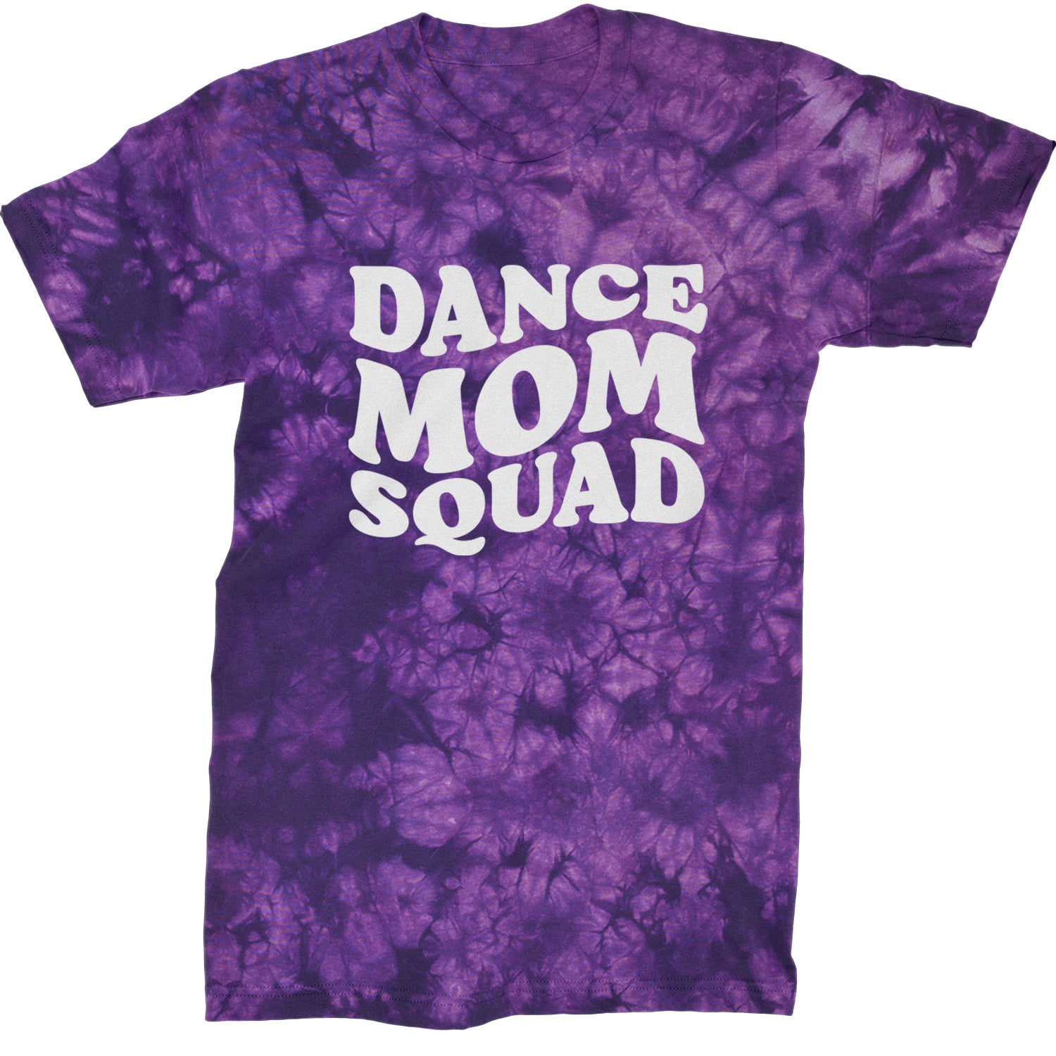 Dance Mom Squad Mens T-shirt Tie-Dye Crystal Purple