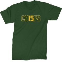 Ch15fs Chief 15 Shirt Mens T-shirt Forest Green