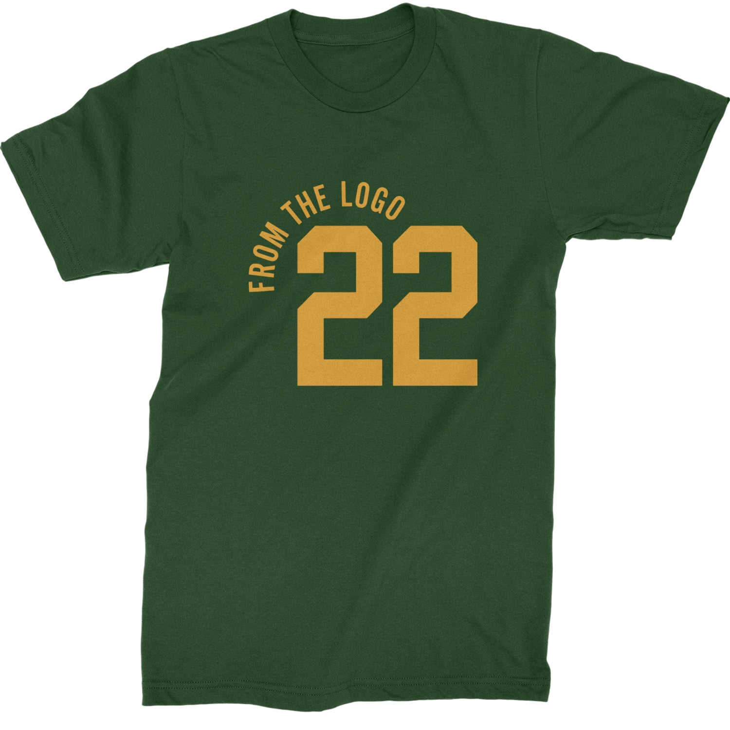 From The Logo #22 Basketball Mens T-shirt Forest Green