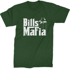Mafia Bills Mafia Godfather Mens T-shirt Forest Green