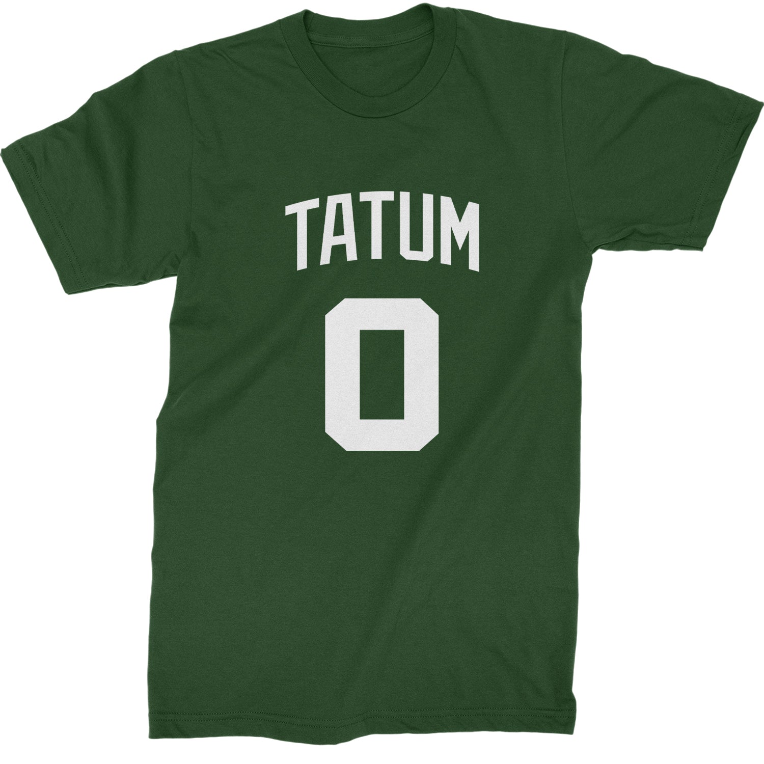 Tatum #0 Boston Basketball Mens T-shirt Forest Green