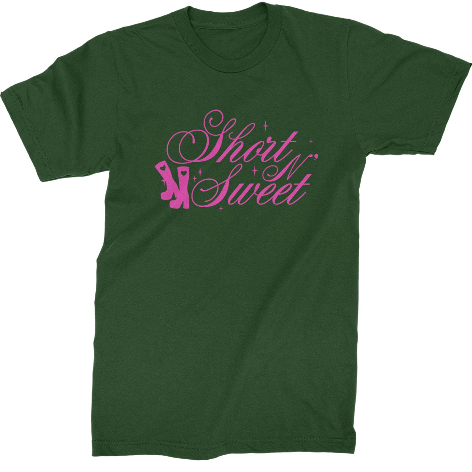 Boots Short N' Sweet  Mens T-shirt Forest Green