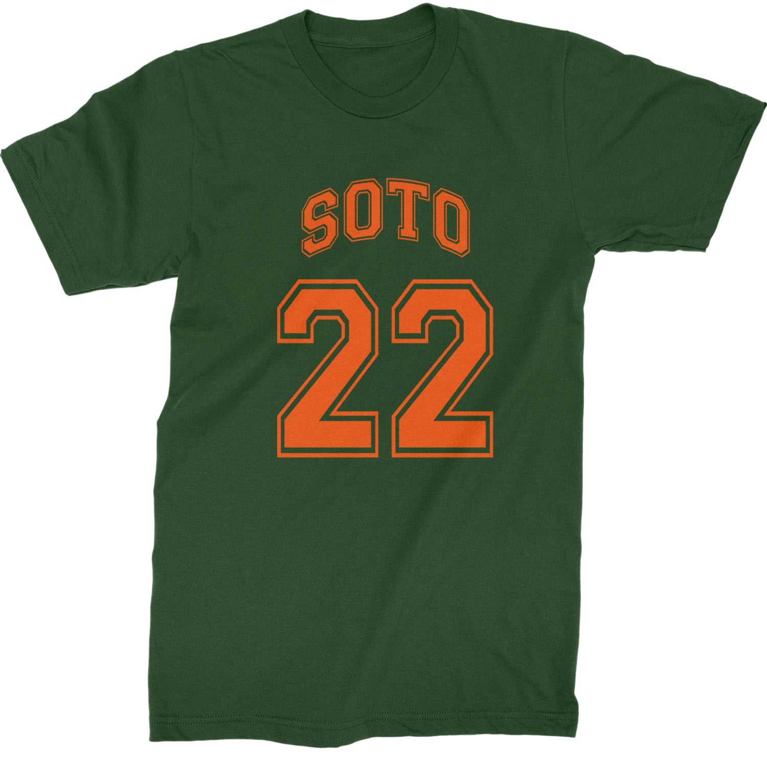 Soto Number 22  Mens T-shirt Forest Green