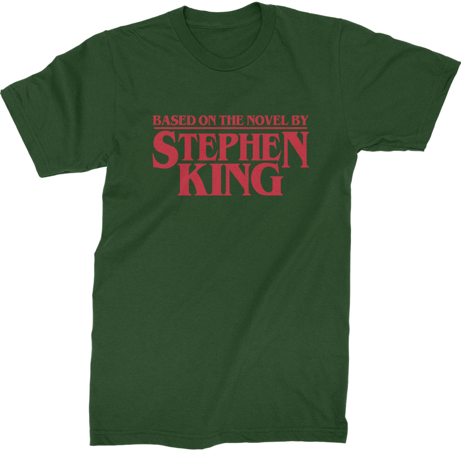 Based On The Novel By Stephen King Mens T-shirt Forest Green