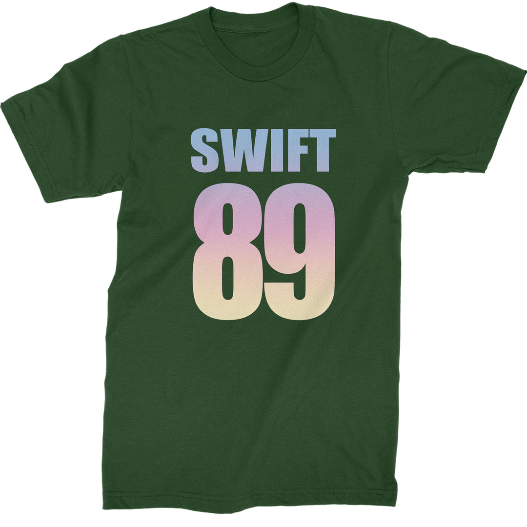 Lover Era Swift 89 Birth Year Music Fan TTPD Mens T-shirt Forest Green