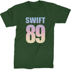 Lover Era Swift 89 Birth Year Music Fan TTPD Mens T-shirt Forest Green