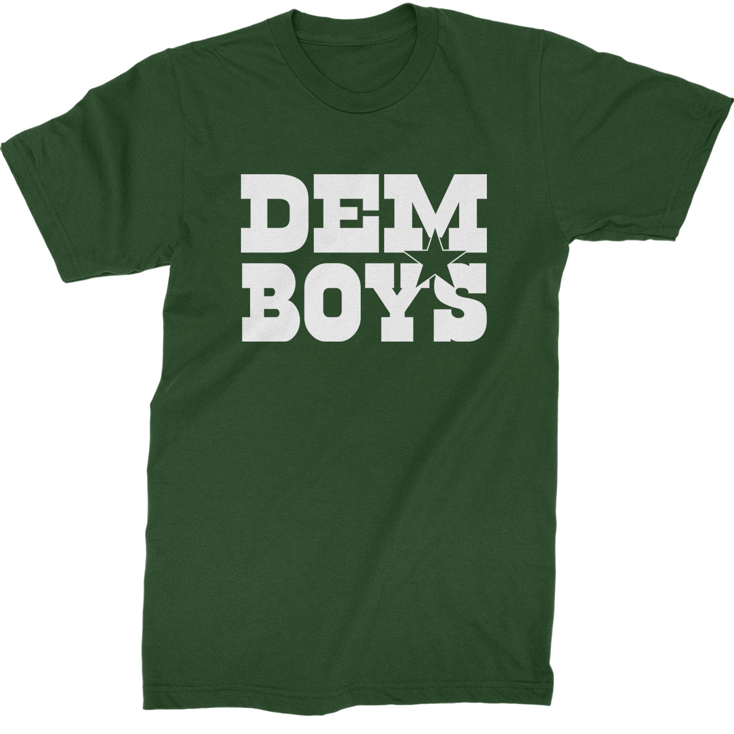 Dem Boys Dallas Football Mens T-shirt Forest Green