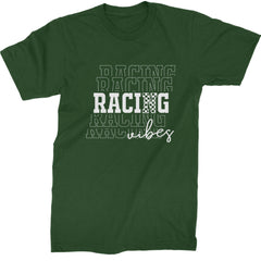 Racing Vibes Mens T-shirt Forest Green