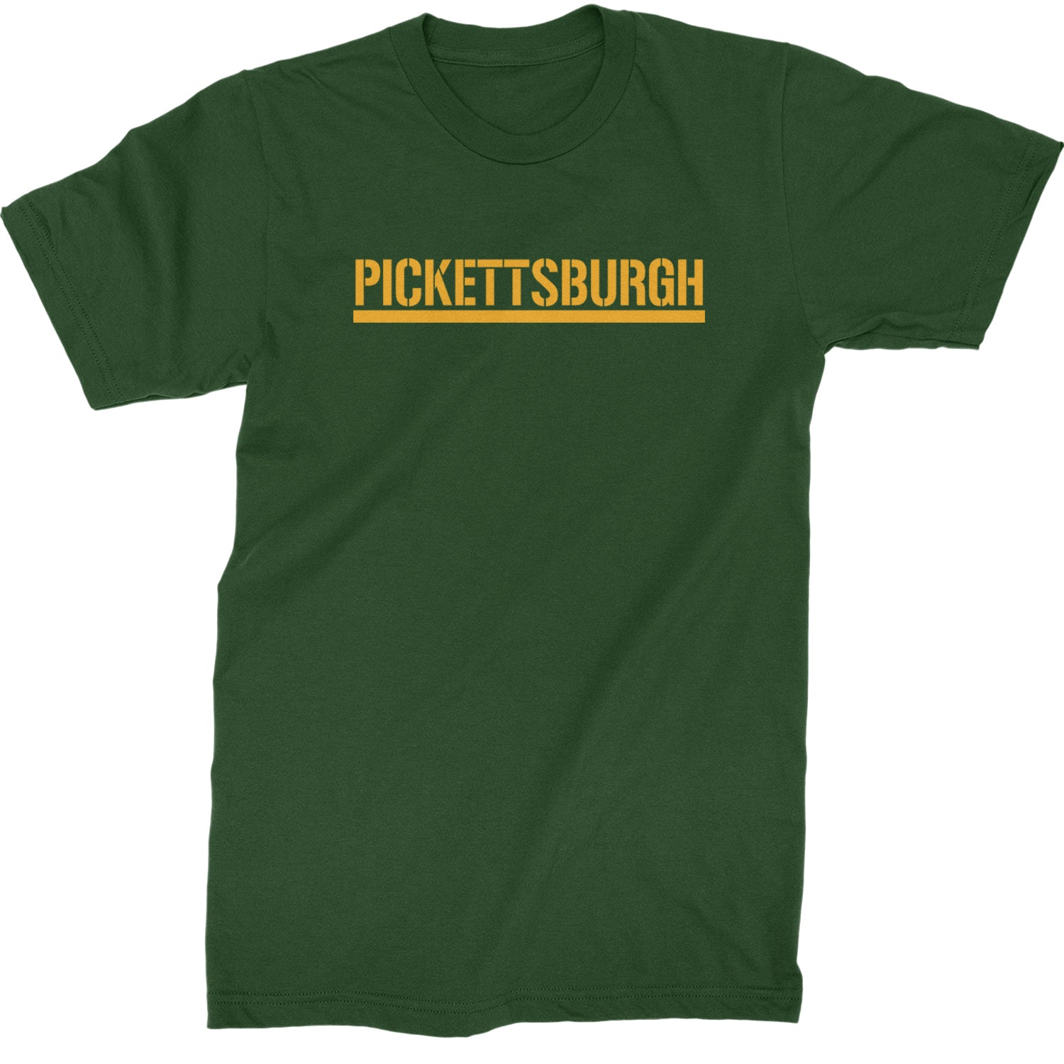 Pickettsburgh Pittsburgh Football Mens T-shirt Forest Green