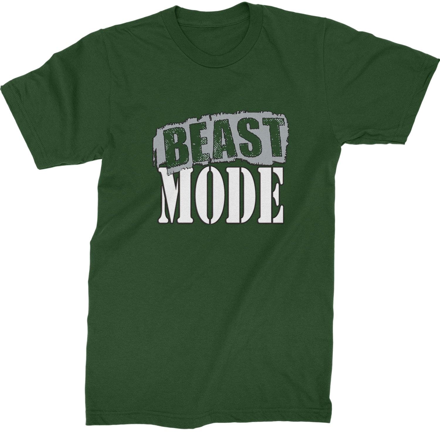 Beast Mode Training Gym Workout Mens T-shirt Forest Green