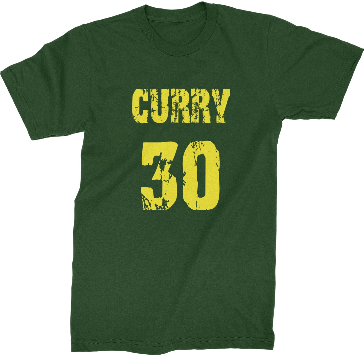 Curry #30 Mens T-shirt Forest Green