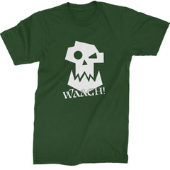 Ork Miniature Tabletop Wargaming Waagh Mens T-shirt Forest Green