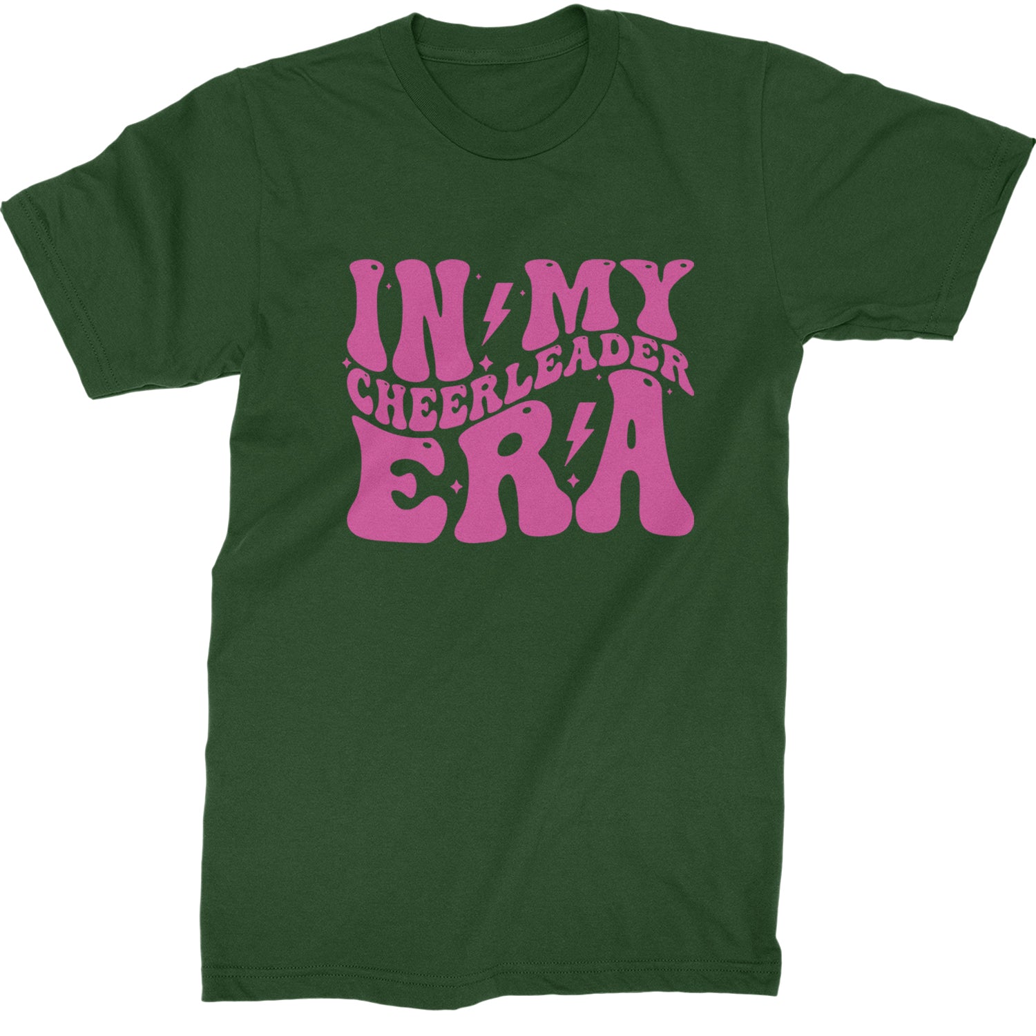 In My Cheerleader Era Mens T-shirt Forest Green