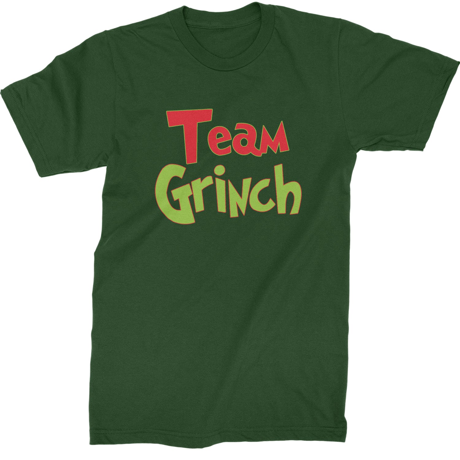 Team Gr-nch Jolly Grinchmas Merry Christmas  Mens T-shirt Forest Green