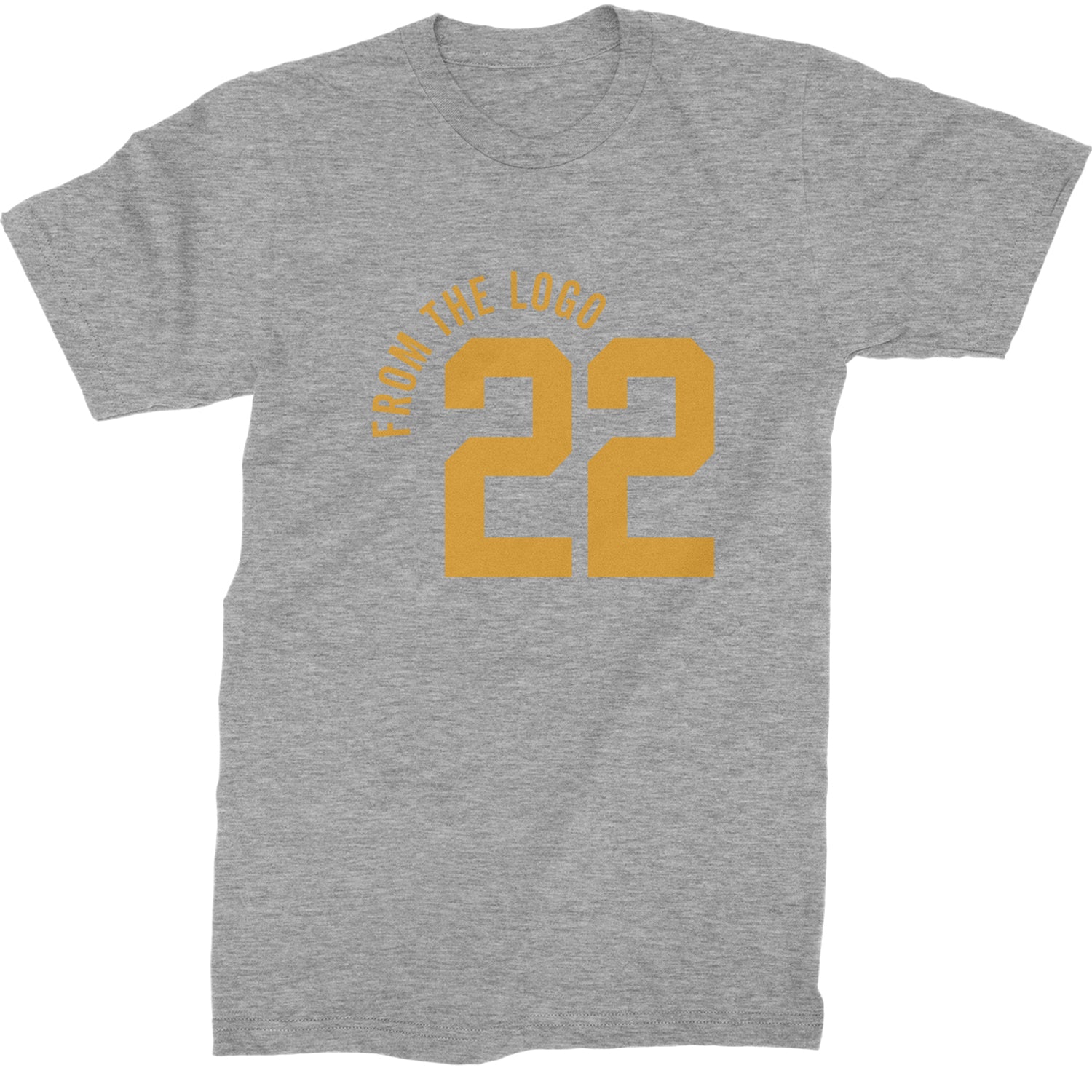 From The Logo #22 Basketball Mens T-shirt Heather Grey