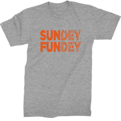 SunDEY FunDEY Sunday FundayMens T-shirt Heather Grey