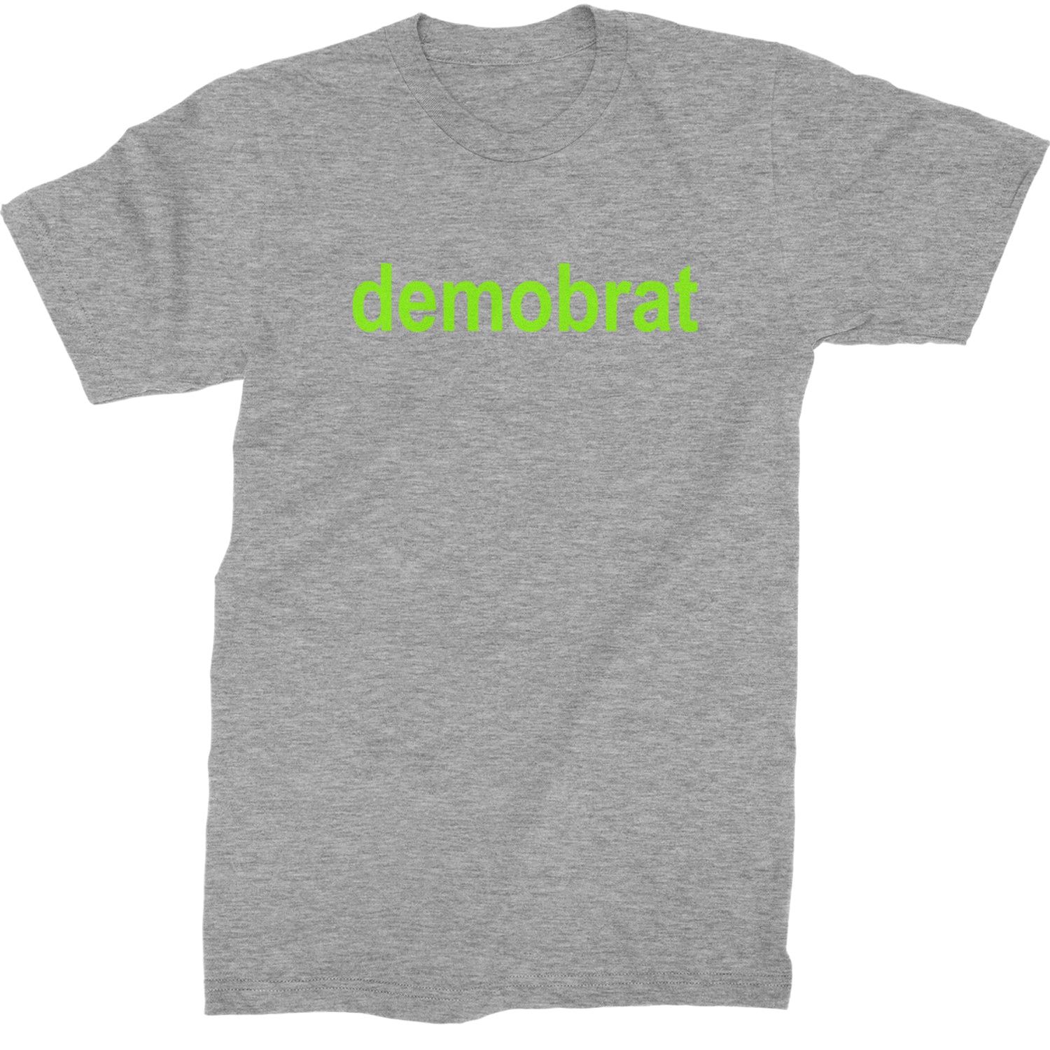 Demobrat Kamala Is Brat Vote Democrat Mens T-shirt Heather Grey