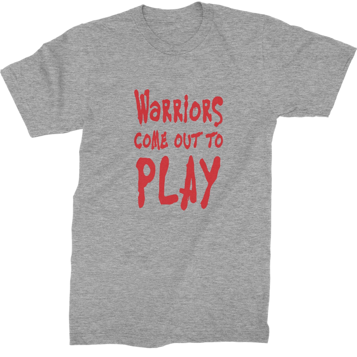 Warriors Come Out To Play  Mens T-shirt Heather Grey