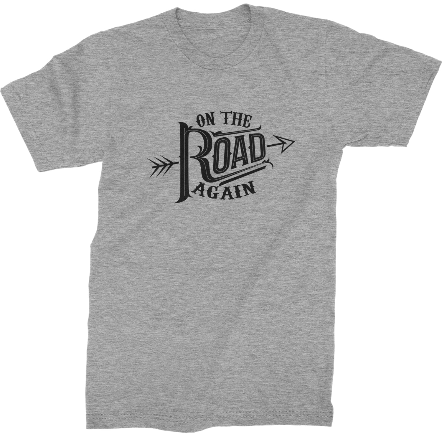 On The Road Again Hippy Country Music Mens T-shirt