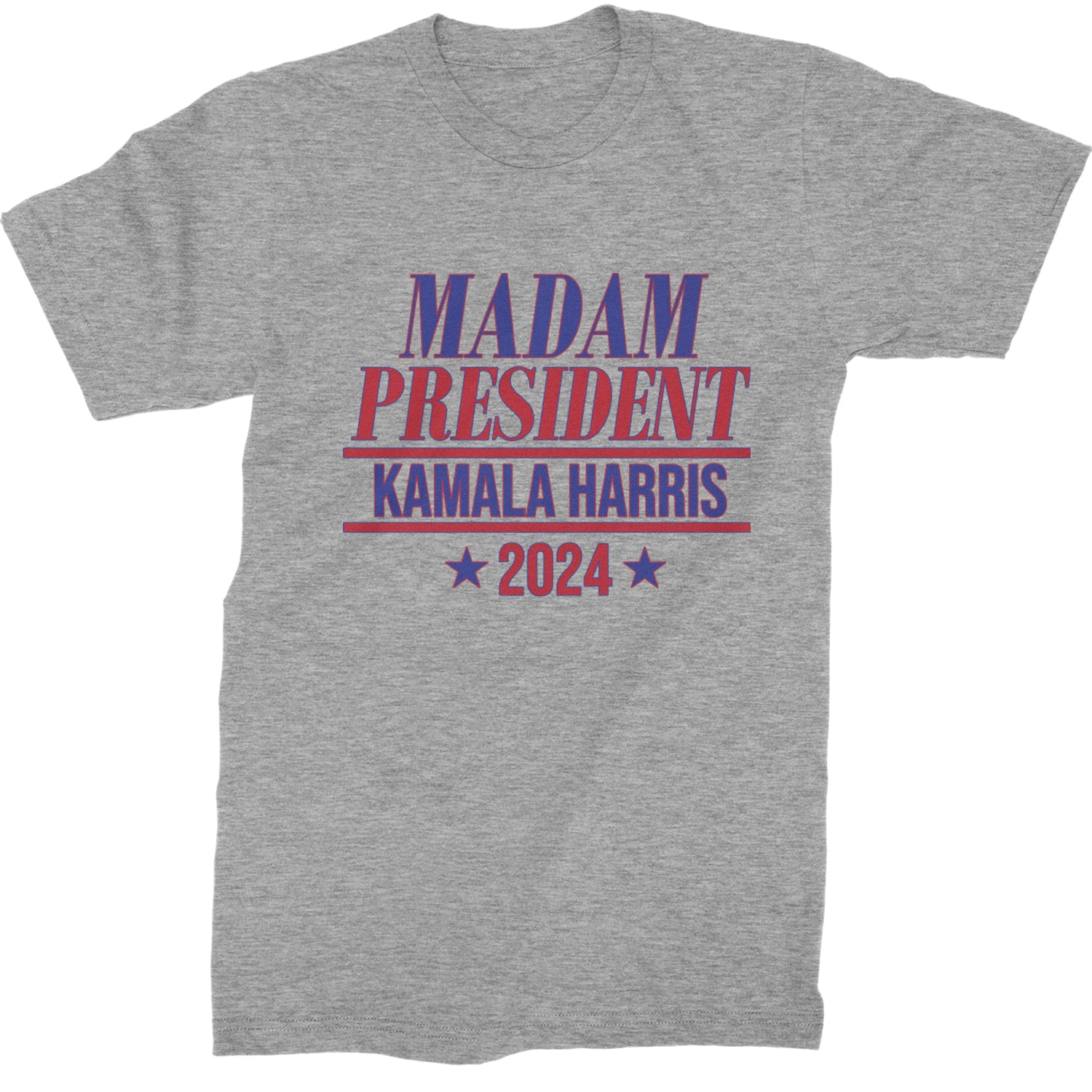 Madam President - Support kamala Harris For President 2024 Mens T-shirt Heather Grey