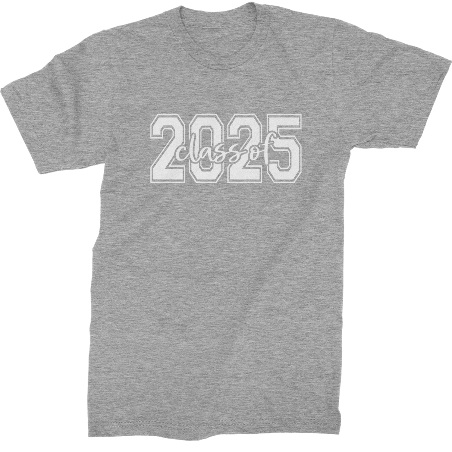 Class Of 2025 Graduation Mens T-shirt Heather Grey