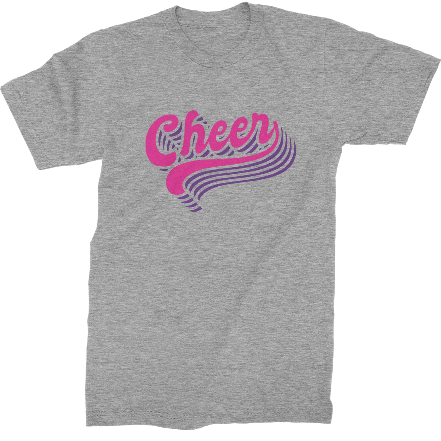 Cheer Pride Mens T-shirt Heather Grey