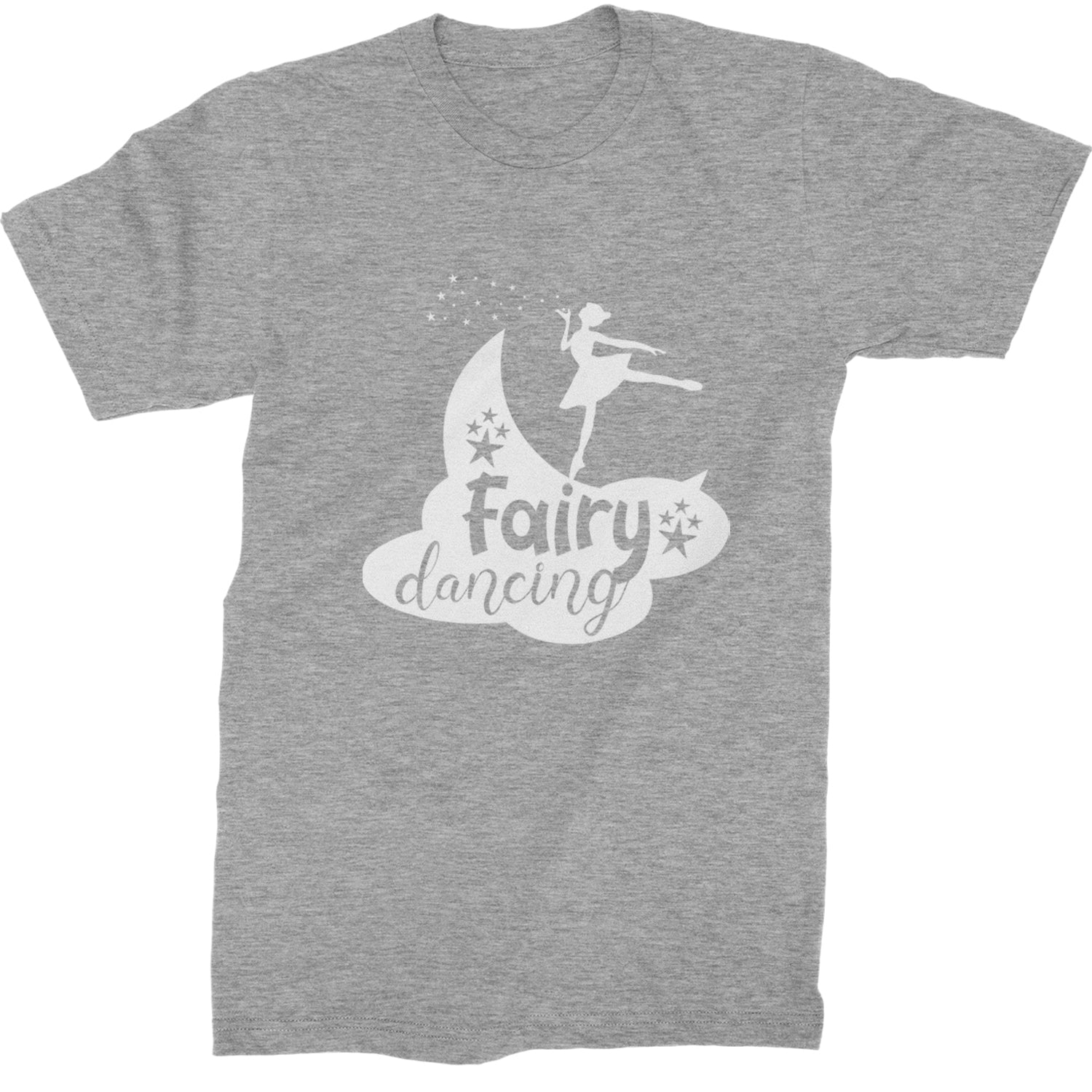 Fairy Dancing Mens T-shirt Heather Grey