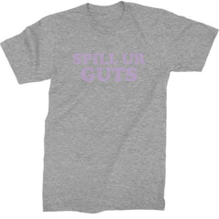 Spill Ur Guts Music Mens T-shirt Heather Grey