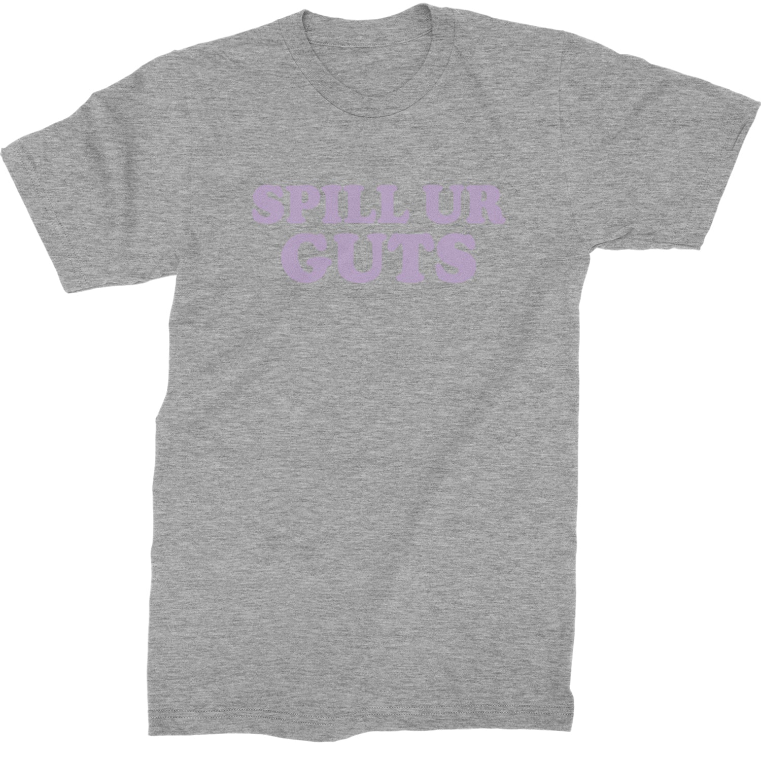 Spill Ur Guts Music Mens T-shirt Heather Grey