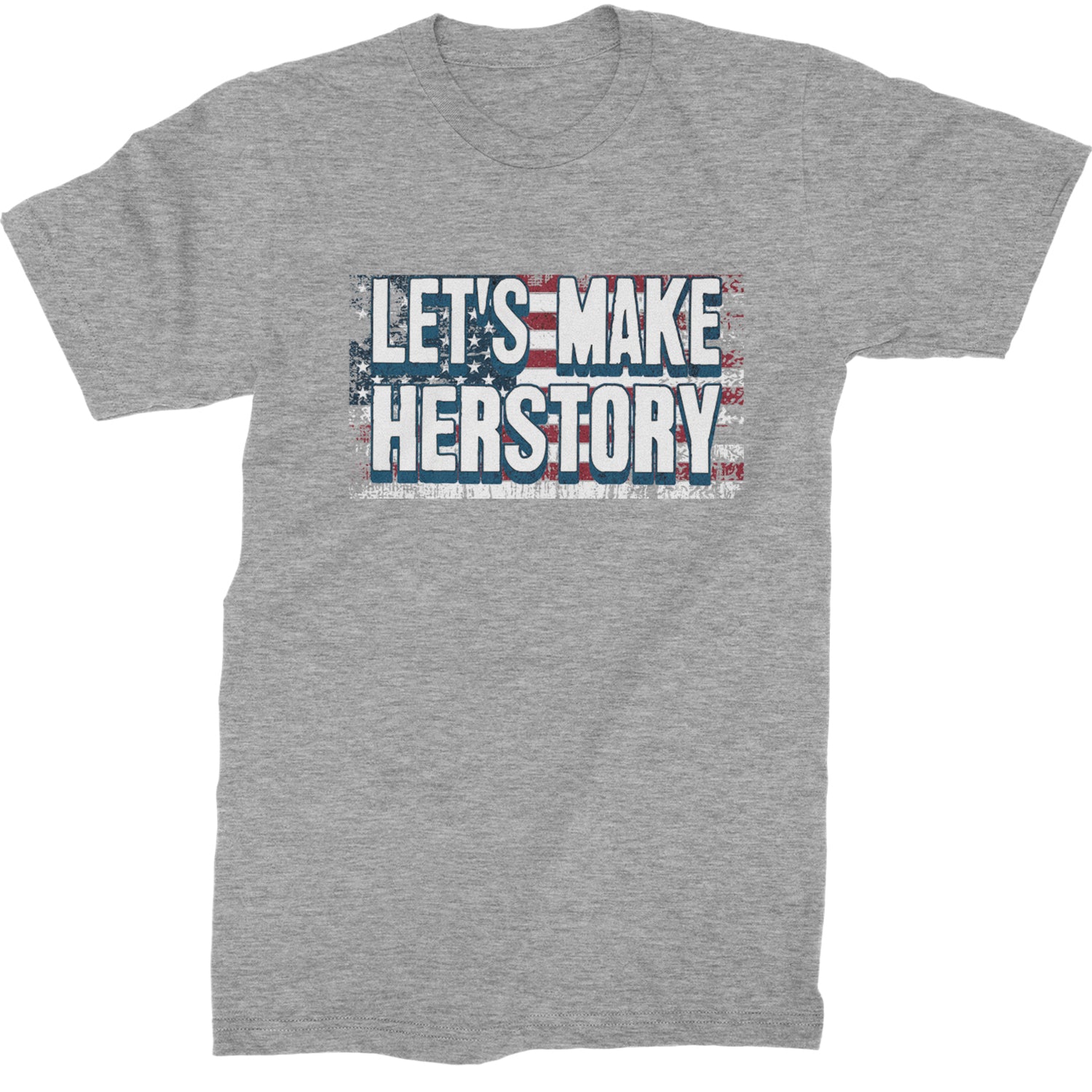 Lets Make Herstory - Support Kamala Harris For President 2024 Mens T-shirt Heather Grey