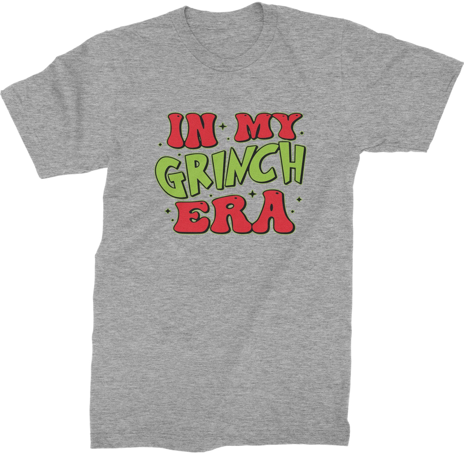 In My Gr-nch Era Jolly Merry Christmas  Mens T-shirt Heather Grey