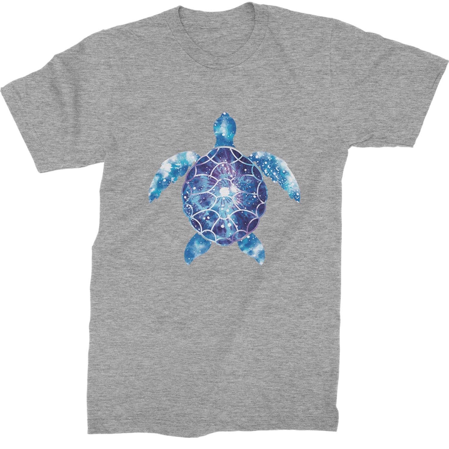 Ocean Aura Tie-Dye Sea Turtle Mens T-shirt